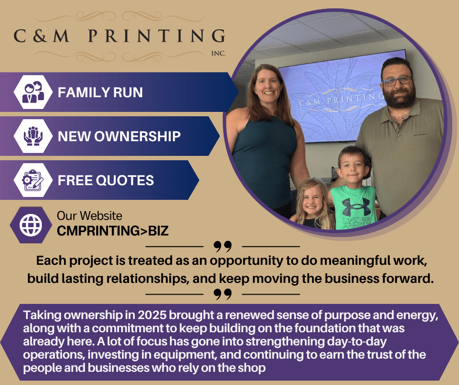✨Business Spotlight✨ C&M Printing